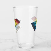 Verre Illustration de bande dessinée en Xylophone (Gauche)