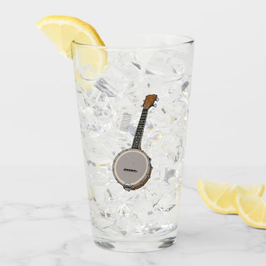 Verre Illustration de Banjo (Devant glace)