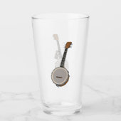 Verre Illustration de Banjo (Devant)