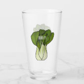 Verre Illustration de Bok choy (Dos)