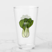 Verre Illustration de Bok choy (Devant)