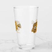 Verre Illustration de boxfish jaune (Gauche)