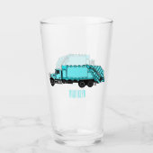 Verre Illustration de camion à ordures (Devant)