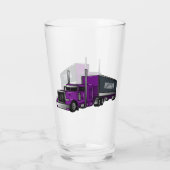Verre Illustration de camion semi-remorque (Dos)