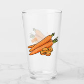 Verre Illustration de carotte (Devant)