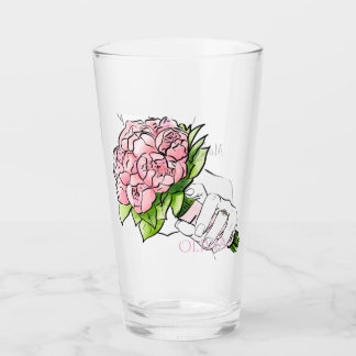 Verre Illustration de chaussures de mariée chic