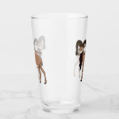 Verre Illustration de chèvre de Mouflon (Droite)