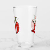 Verre Illustration de chili (Gauche)