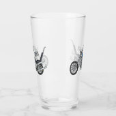 Verre Illustration de Chopper Motorcycle 1950 (Gauche)