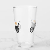 Verre Illustration de Chopper Motorcycle 1950 (Gauche)