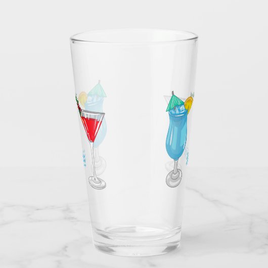 Verre Illustration de cocktail (Droite)