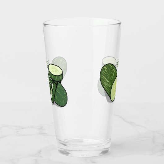 Verre Illustration de combre (Gauche)