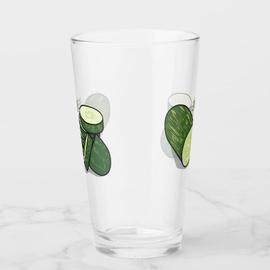 Verre Illustration de combre (Droite)