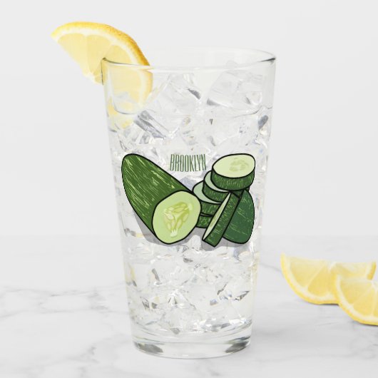 Verre Illustration de combre (Devant glace)