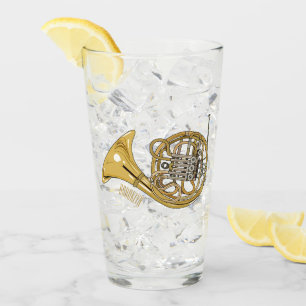 Verre Illustration de corne française
