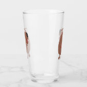 Verre Illustration de dessin animé de capybara ukulele (Gauche)