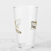 Verre Illustration de dessin animé de Trombone (Gauche)