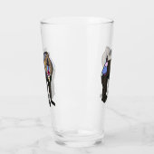 Verre Illustration de dessin animé Mandrill (Gauche)