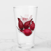 Verre Illustration de dessin animé Shallot (Devant)