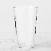 Verre Illustration de dessin animé sur la harpe (Gauche)