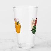 Verre Illustration de dessin de Capsicum (Gauche)