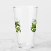 Verre Illustration de dessin de pois (Gauche)