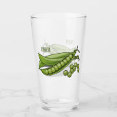 Verre Illustration de dessin de pois (Devant)