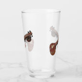 Verre Illustration de dessin de Sitar (Gauche)