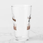 Verre Illustration de dessin mignon, marteau et ongles (Gauche)