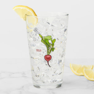 Verre Illustration de dessin Radish