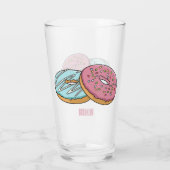 Verre Illustration de Donut (Dos)