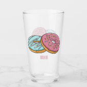 Verre Illustration de Donut (Devant)