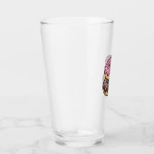Verre Illustration de donuts kawaii empilés (Droite)