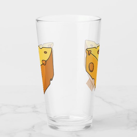Verre Illustration de fromage (Droite)