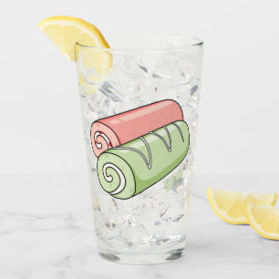 Verre Illustration de gâteau suisse roll / roll