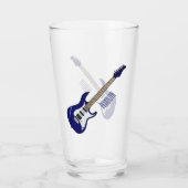 Verre Illustration de guitare électrique (Dos)