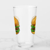 Verre Illustration de Hamburger (Droite)