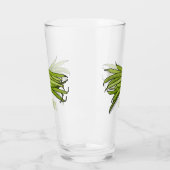 Verre Illustration de haricots verts (Gauche)