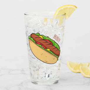 Verre Illustration de Hot dog