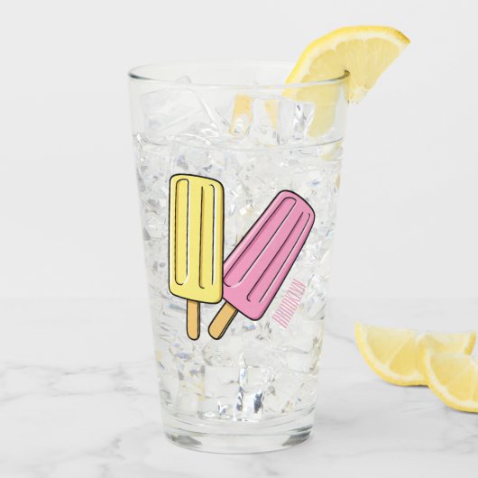 Verre Illustration de Ice pop (Dos glace)