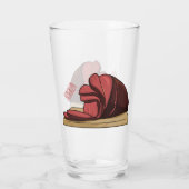 Verre Illustration de jambon (Dos)