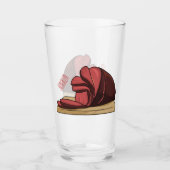 Verre Illustration de jambon (Devant)