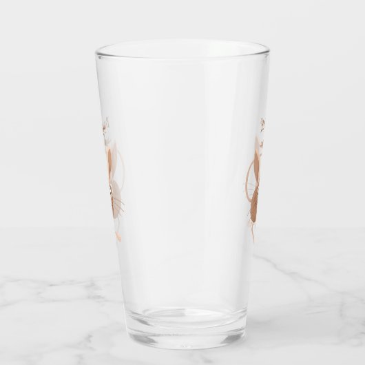 Verre Illustration de jerboa aux longues oreilles (Droite)