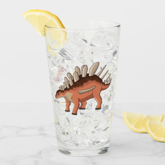 Verre Illustration de Kentrosaurus (Devant glace)