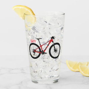 Verre Illustration de la bande dessinée de vélo