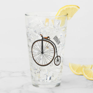 Verre Illustration de la bande dessinée de vélo à grande
