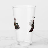 Verre Illustration de la locomotive à vapeur (Gauche)