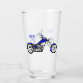 Verre Illustration de la moto à hélico (Dos)