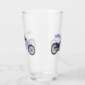 Verre Illustration de la moto à hélico (Gauche)