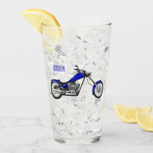 Verre Illustration de la moto à hélico